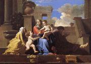 The Holy Family on the Steps Nicolas Poussin